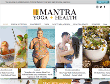 Tablet Screenshot of mantramag.com